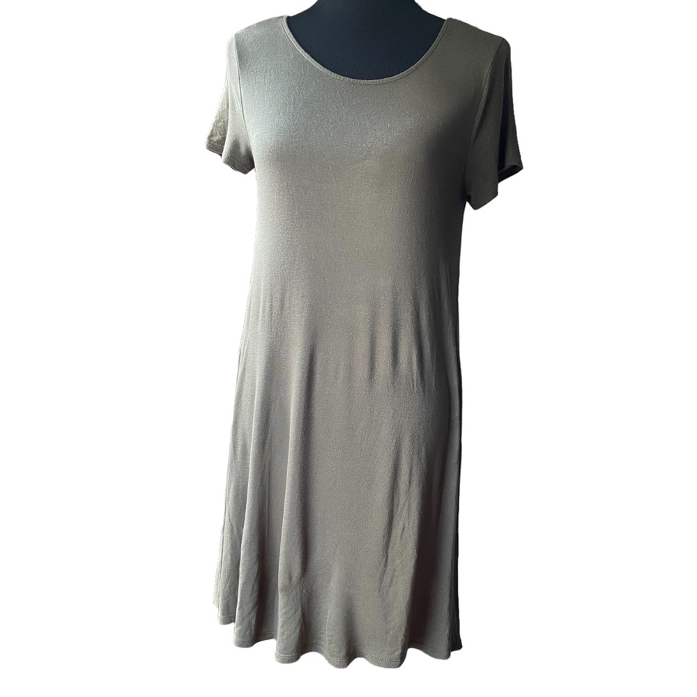 Mossimo Olive Green Short Sleeve Dress